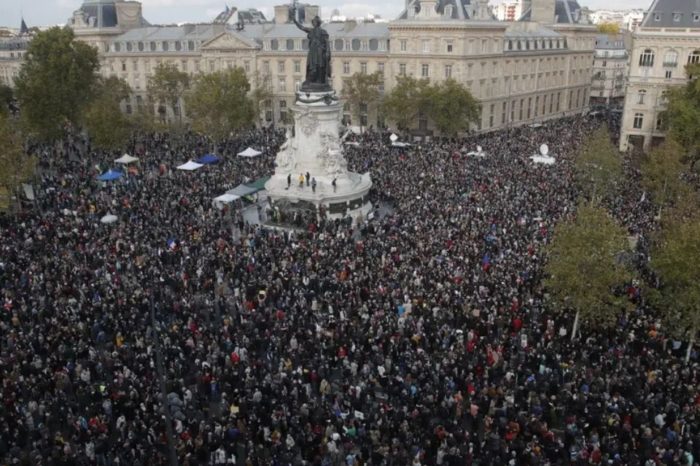 Protesta en Francia