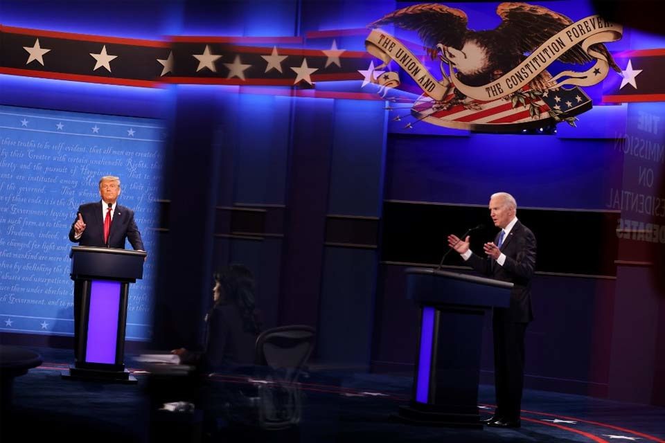 debate presidencial entre Biden y Trump