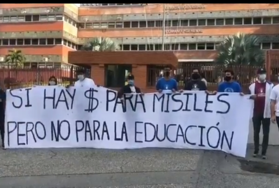 Estudiantes protesta