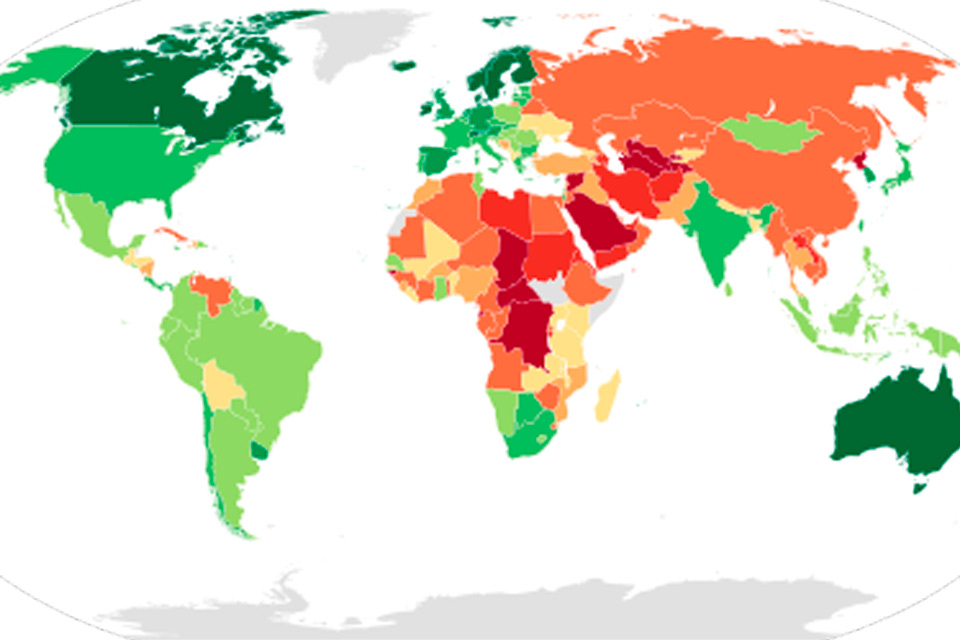 El Mapa Del índice De Democracia En El Mundo Mapas De El Orden Porn