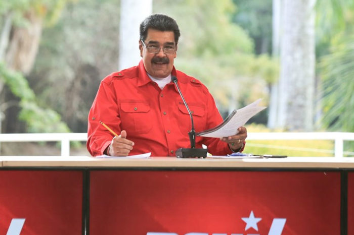 Maduro reunión PSUV