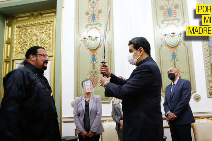 Steven Seagal visita a Maduro