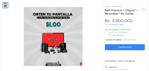 Venta de plataformas de streaming