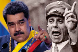 La propaganda nazi que utiliza Maduro