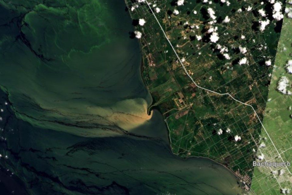 Costa oriental del lago derrame crudo 23.08.2021