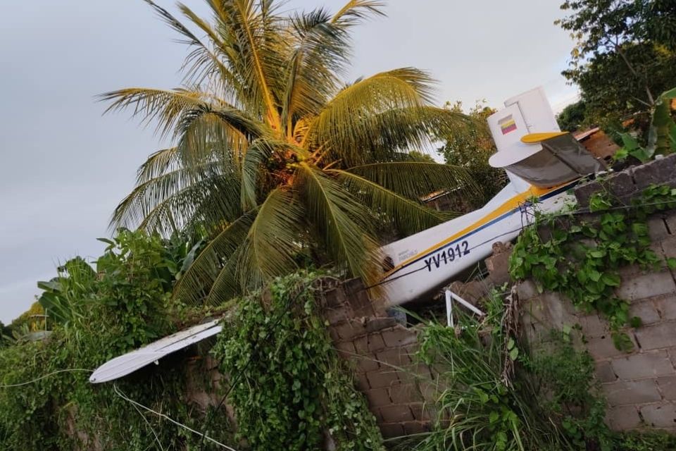 avioneta estrellada Maturín