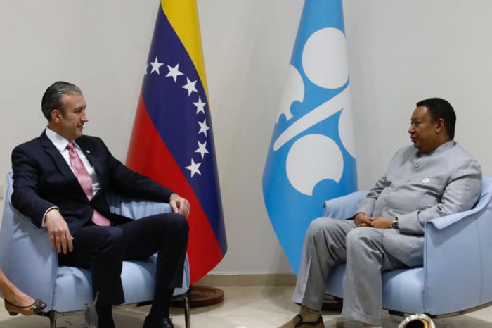 El secretario de la OPEP, Mohammed Barkindo, se reunió con Tareck El Aissami en Venezuela