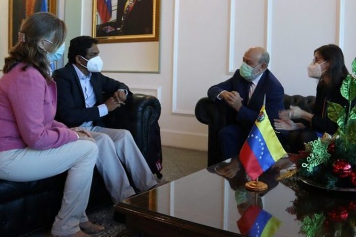 Cancillería de Maduro recibió a nuevo representante de Unicef en Venezuela