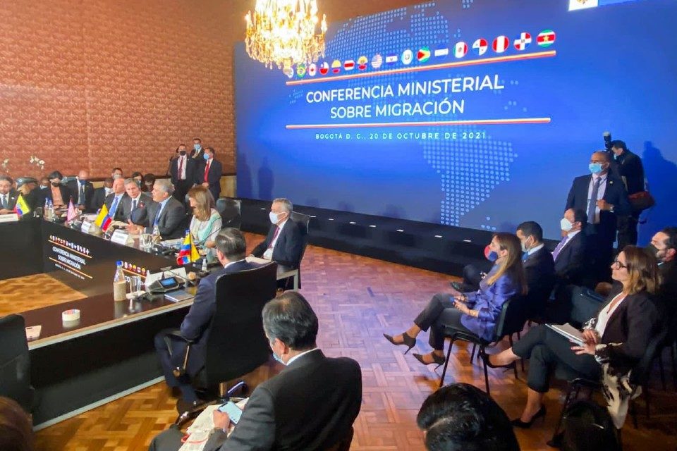Conferencia ministerial migracion Colombia