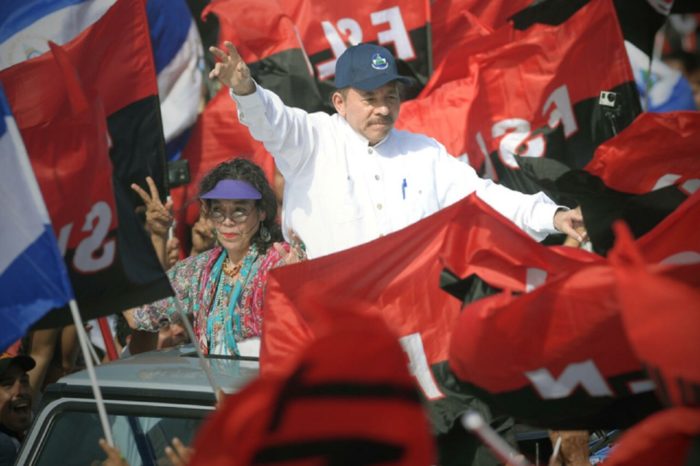 pareja-presidencial-ortega-murillo-FSLN nicaragua AFP