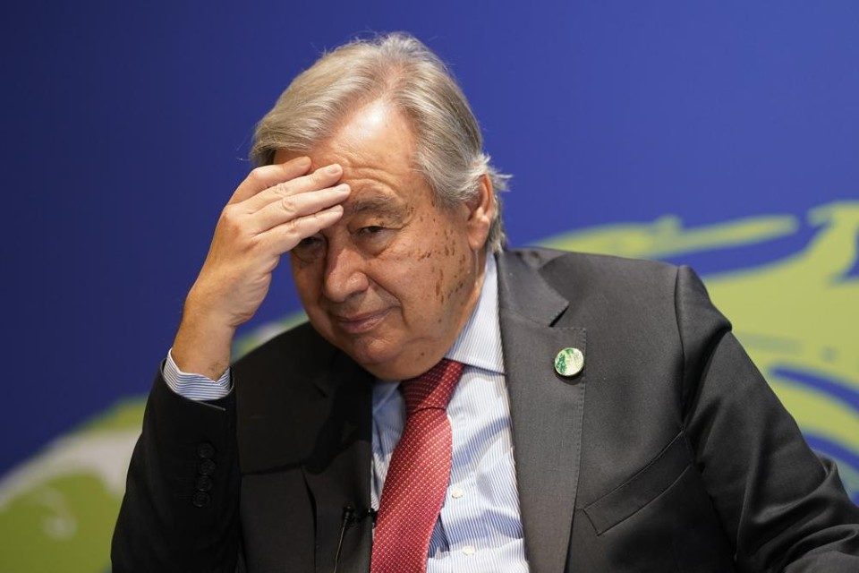 Antonio Guterres ONU Cambio Climatico AP