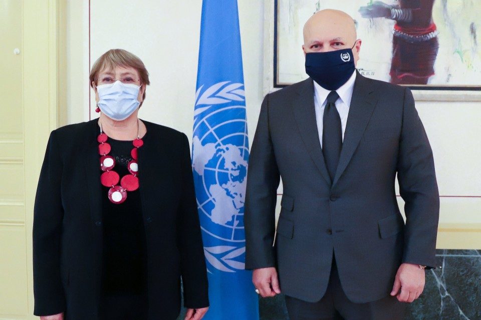 Michelle Bachelet Karim Khan CPI DDHH ONU