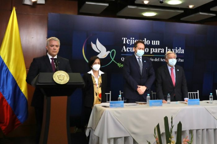Colombia Duque Guterres Acuerdo de Paz FARC