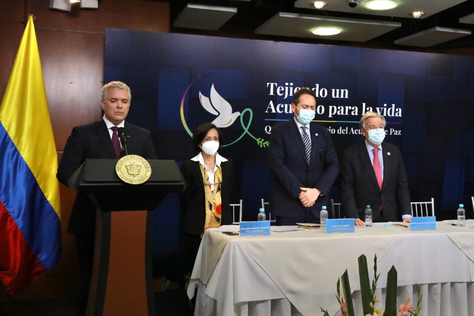 Colombia Duque Guterres Acuerdo de Paz FARC