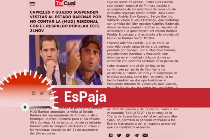EsPaja TalCual Capriles Guaidó Barinas