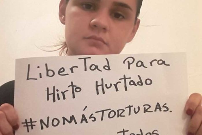 Esposa Hirto Hurtado preso político