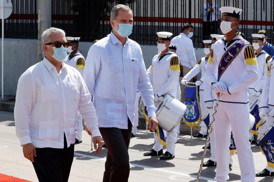 Ivan Duque Rey Felipe VI Colombia España