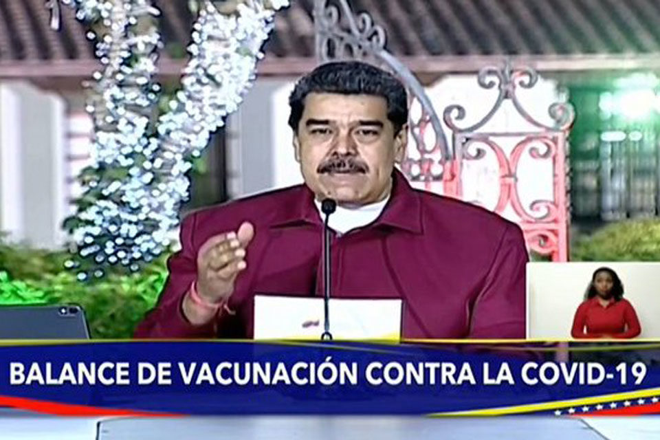 Maduro sobre la vacunación de covid-19