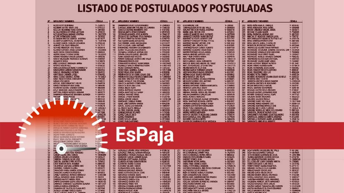 EsPaja | ¿Lista De Postulados Al TSJ Que Circula En WhatsApp Es Del Año ...