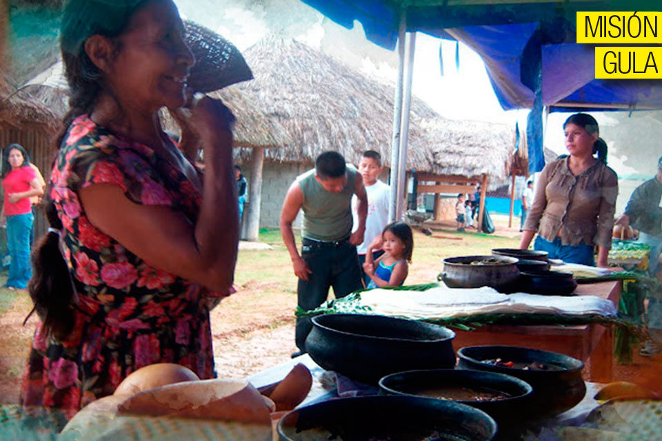 La comida en la mitología pemón