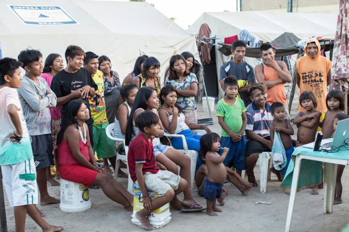 Migrantes waraos en Guyana