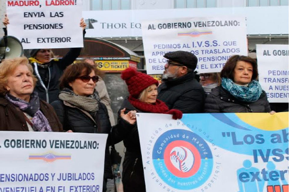 El drama de las pensiones venezolanas en el exterior