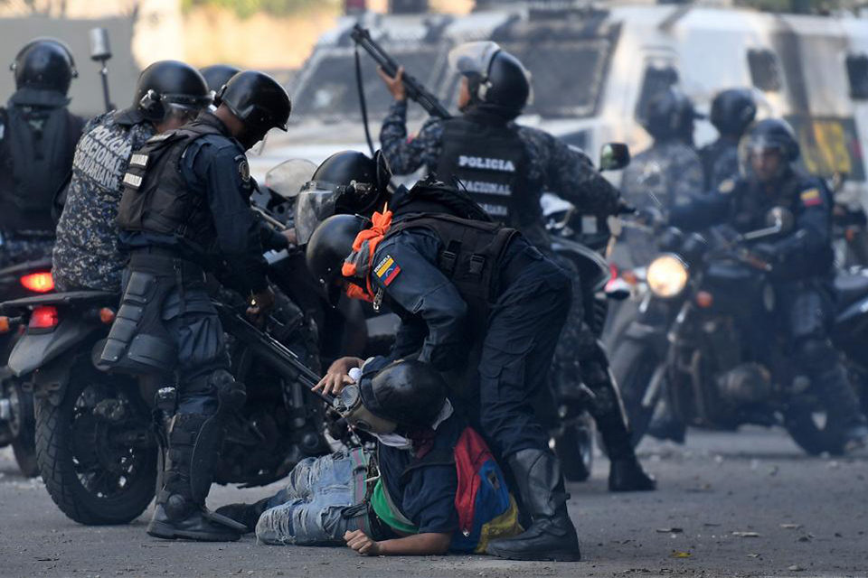 Violencia policial venezuela