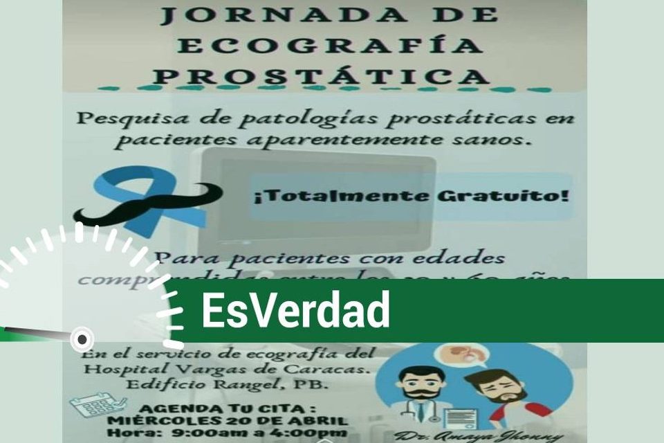 EsPaja Hospital Vargas ecografía prostática
