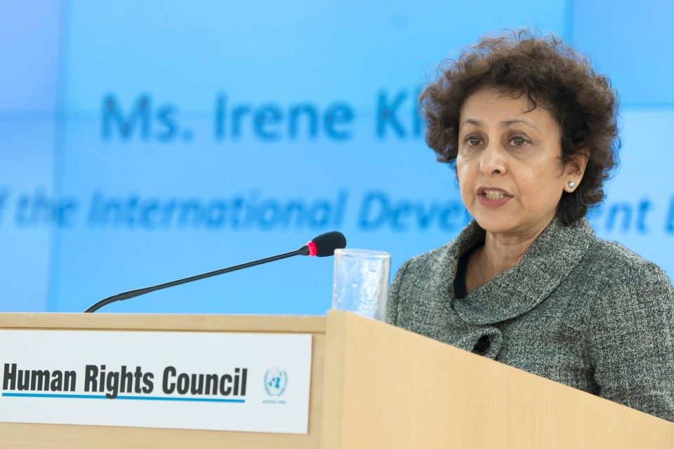 Irene Khan relatora ONU El Nacional
