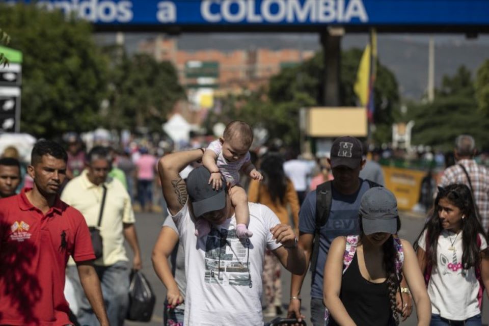 Venezolanos en Colombia migrantes