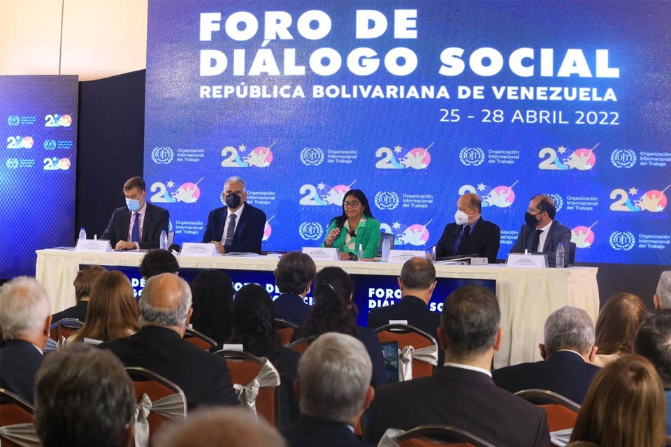 Gobierno presente en foro de diálogo social supervisado por la OIT