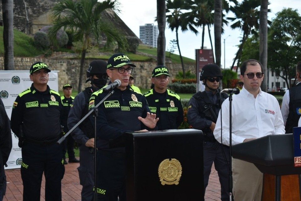 Jorge Luis Vargas Policia Nacional Colombia Marcelo Pecci