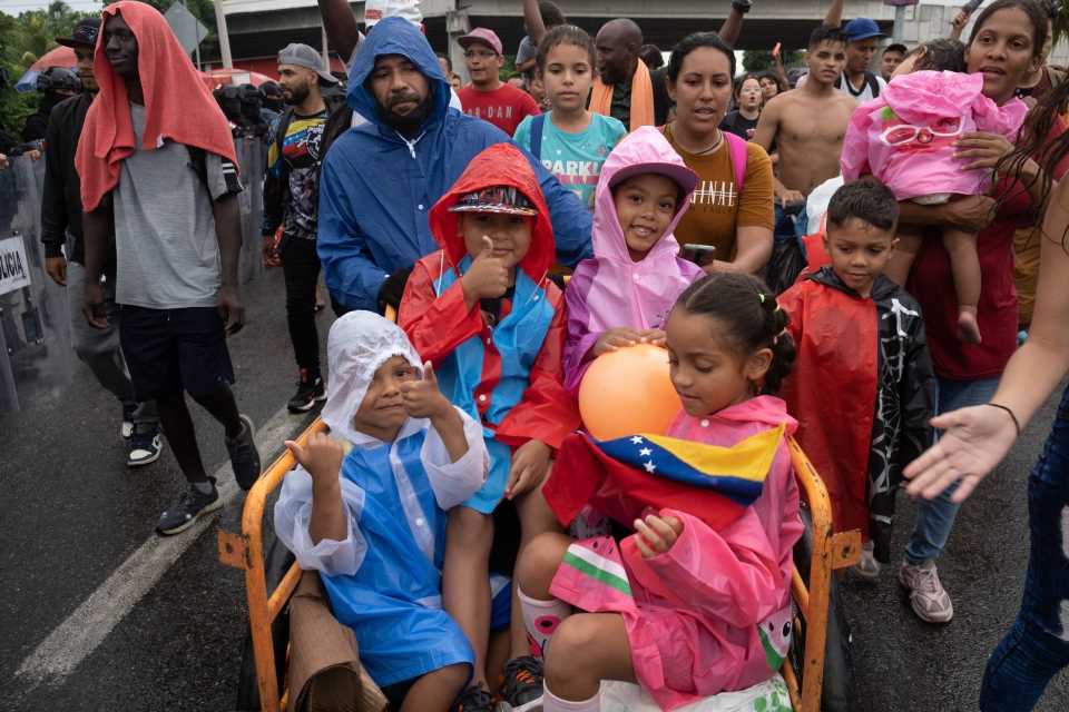 Venezolanos en México Migrantes