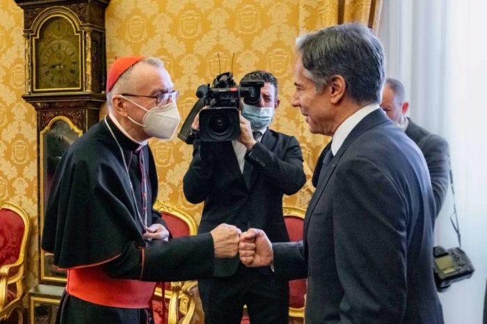 Pietro Parolin Vaticano Antony Blinken EEUU diálogo