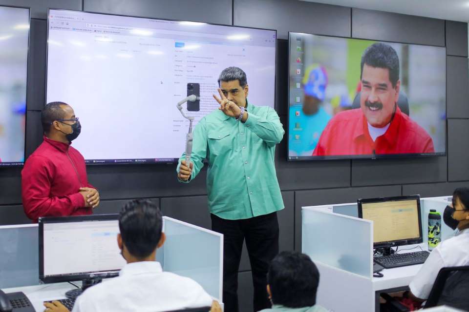 VenApp Nicolás Maduro 1x10 Buen gobierno Foto Minci - TalCual