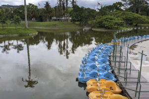 lago de botes Parque del Este