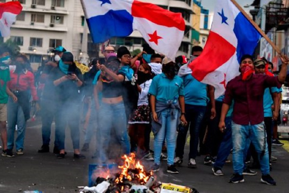 Calculan en 500 millones pérdidas durante protestas de Panamá