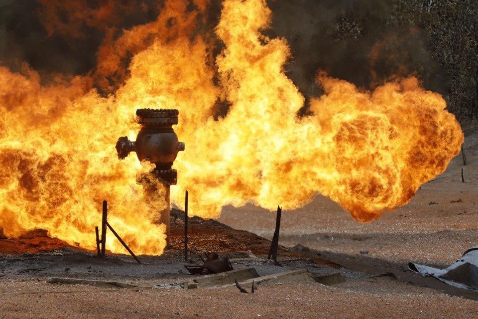 gasoducto monagas El Aissami incendio 17.07.2022