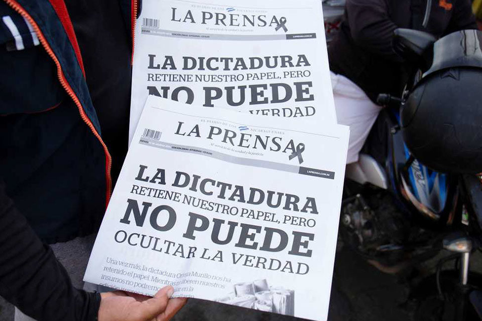 Ortega contra La Prensa de Nicaragua y la iglesia