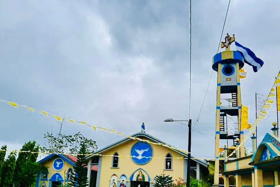 Parroquia Espíritu Santo, en Mulukukú, Nicaragua Cortesía VOA