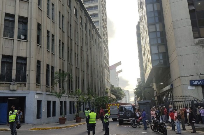 incendio edificio francisco de miranda Caracas BCV