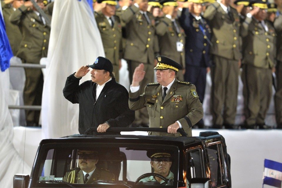 Daniel Ortega militares Nicaragua