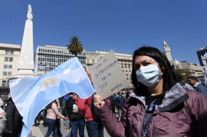 Protesta Argentina - cristina fernández
