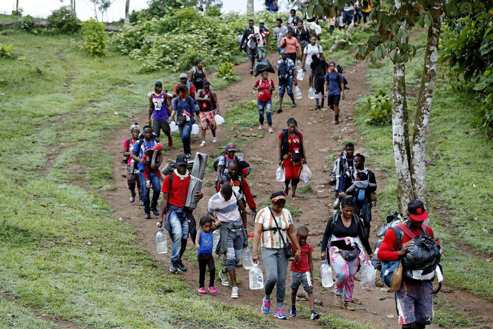 Panamá migrantes irregulares por el Darién