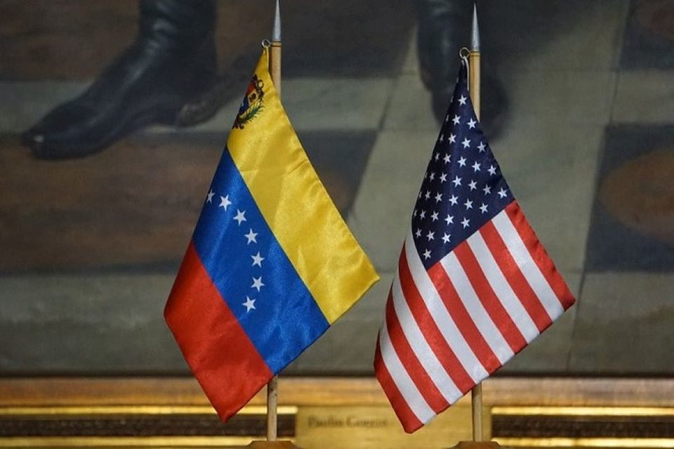 Banderas venezuela EEUU