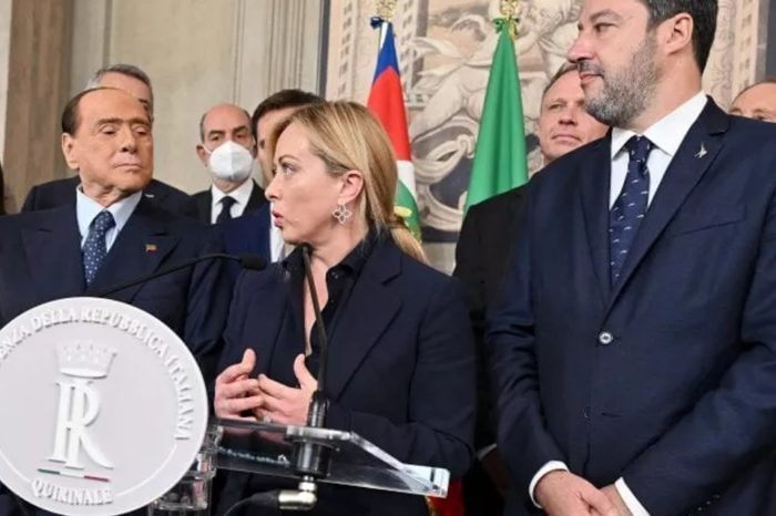 Meloni Berlusconi Salvini Italia