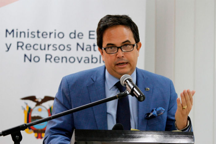 Xavier Vera, ministro de energía de Ecuador
