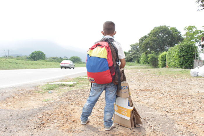 niños migrantes venezolanos