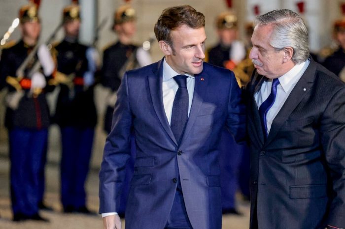 Emmanuel Macron alberto fernandez Francia Argentina