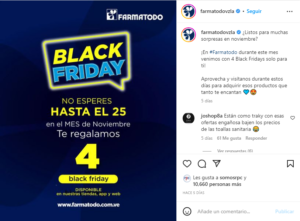 Black Friday en Farmatodo